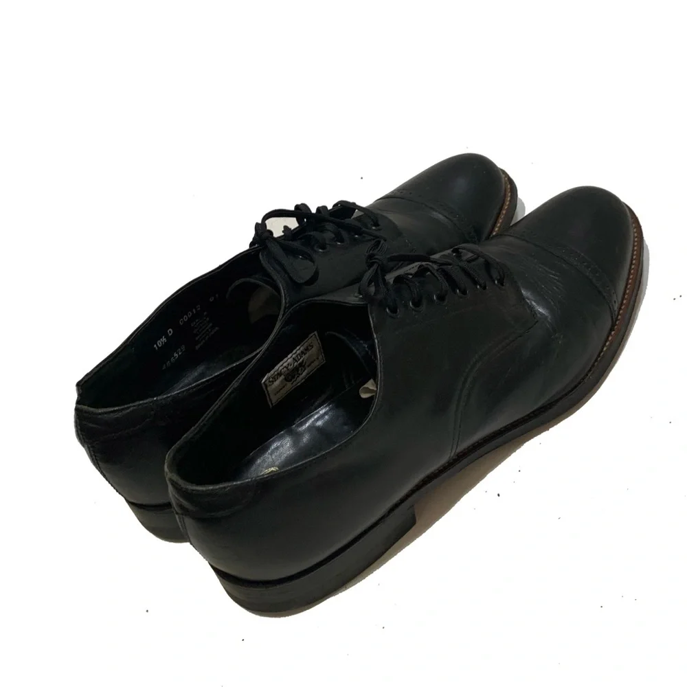 10.5 / Stacy Adams Black Leather Men's Oxfords